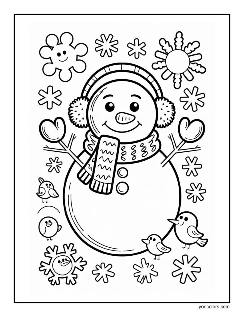 Winter Coloring Pages Free Printable: Cozy, Creative & Fun for All Ages 12 winter coloring pages free printable 10 pdf