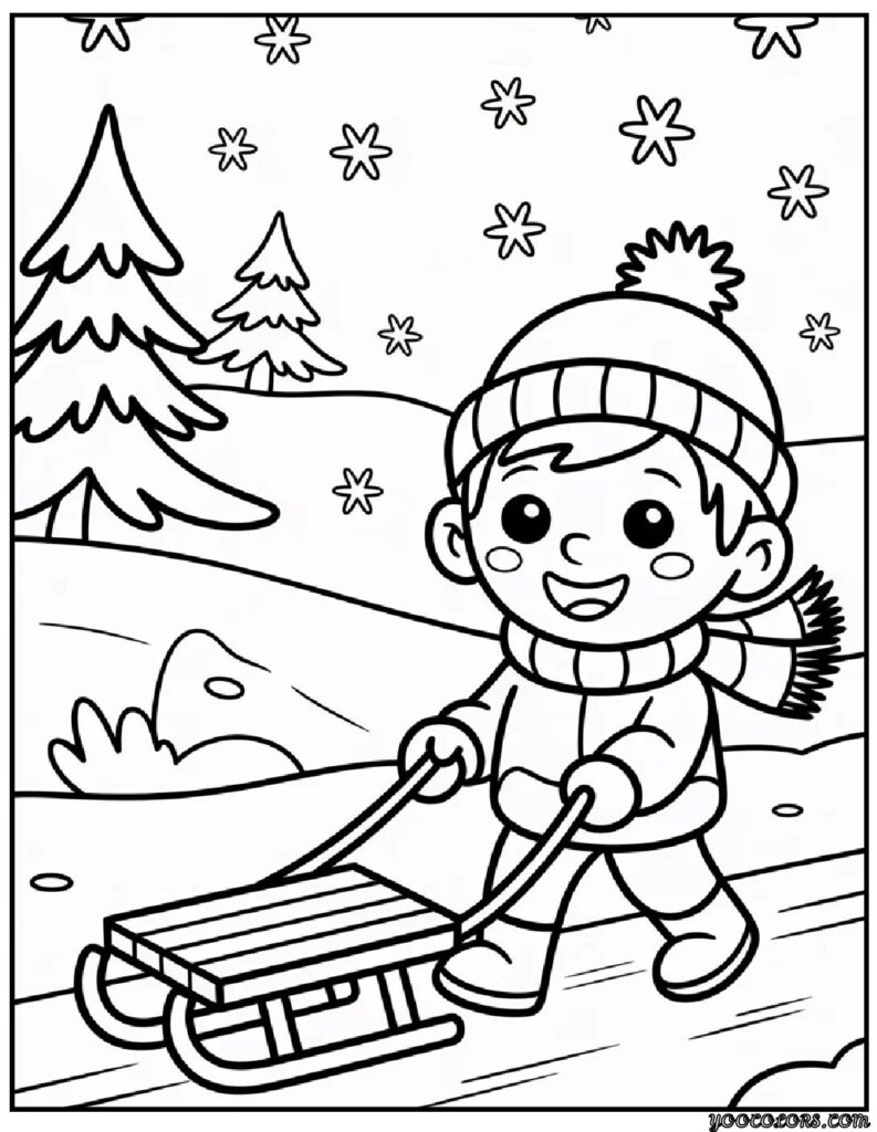 Winter Coloring Pages Kindergarten Teachers (and Parents) Will Love 5 winter coloring pages kindergarten 7 pdf