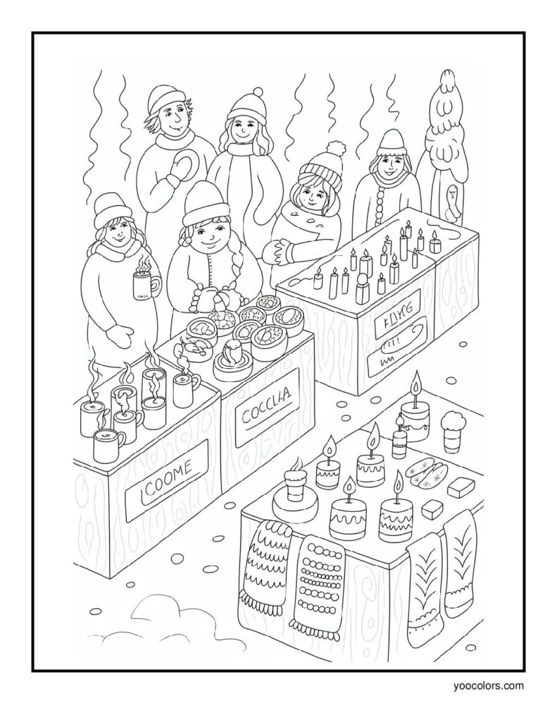 Winter Coloring Pages: Cozy, Cute, and Fun for All Ages 8 winter coloring pages pdf