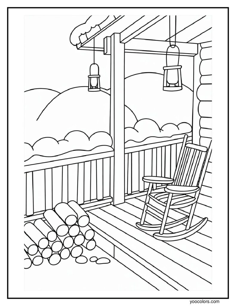 Winter Coloring Pages to Color: Cozy Art for Home, School, and Quiet Evenings 11 winter coloring pages to color 10 pdf