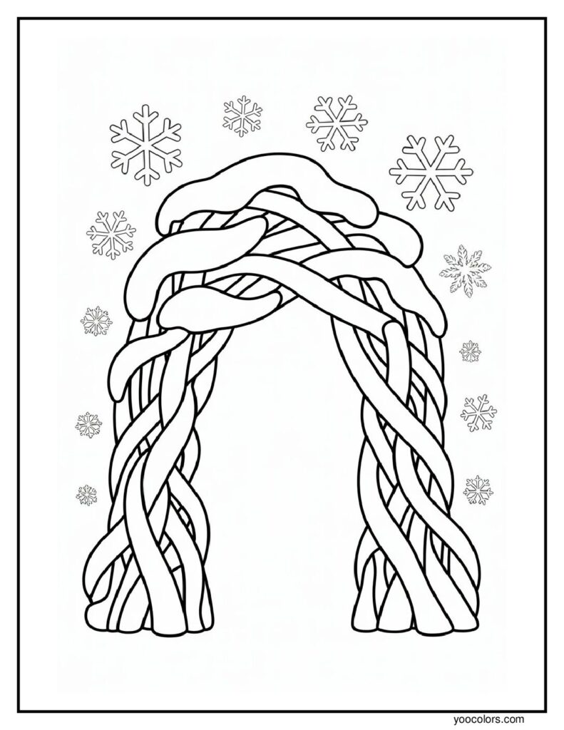 Winter Coloring Pages to Color: Cozy Art for Home, School, and Quiet Evenings 8 winter coloring pages to color 6 pdf