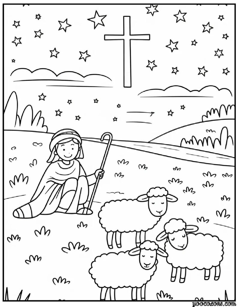 Christian Coloring Pages: A Screen-Free Way to Create, Learn, and Reflect Together 11 Christian Coloring Pages 1 pdf