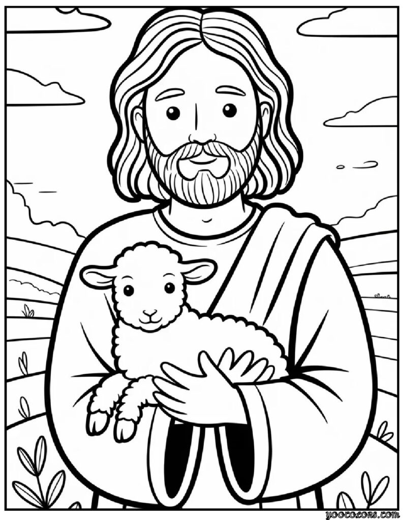 Christian Coloring Pages: A Screen-Free Way to Create, Learn, and Reflect Together 2 Christian Coloring Pages 8 pdf