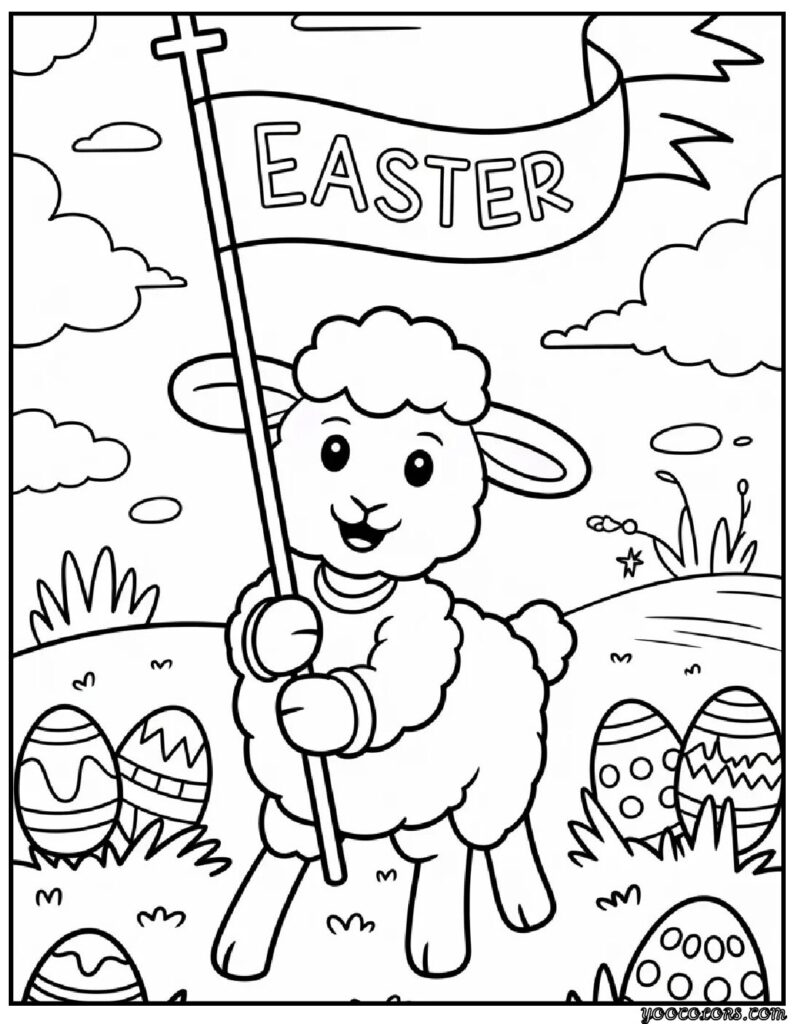 Christian Coloring Pages Easter: Faith-Filled Printables for a Peaceful, Joyful Season 6 Christian Coloring Pages Easter 4 pdf