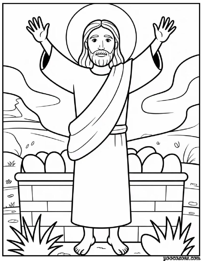 Christian Coloring Pages Easter: Faith-Filled Printables for a Peaceful, Joyful Season 7 Christian Coloring Pages Easter 5 pdf
