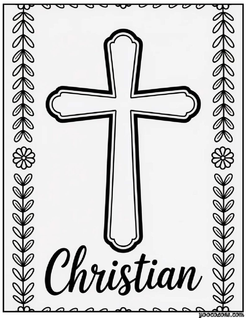 Christian Coloring Pages Free Printable: Easy Faith-Focused Fun for Home, Church, and Quiet Time 9 Christian Coloring Pages Free Printable 3 pdf