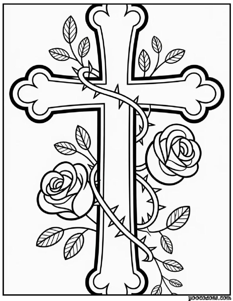 Christian Coloring Pages for Adults: Peaceful Printables for Prayer, Study, and Creative Rest 4 Christian Coloring Pages for Adults 5 pdf