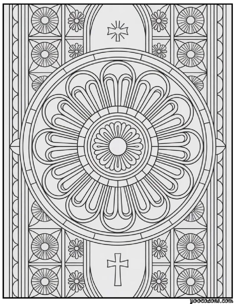 Christian Coloring Pages for Adults: Peaceful Printables for Prayer, Study, and Creative Rest 2 Christian Coloring Pages for Adults 7 pdf