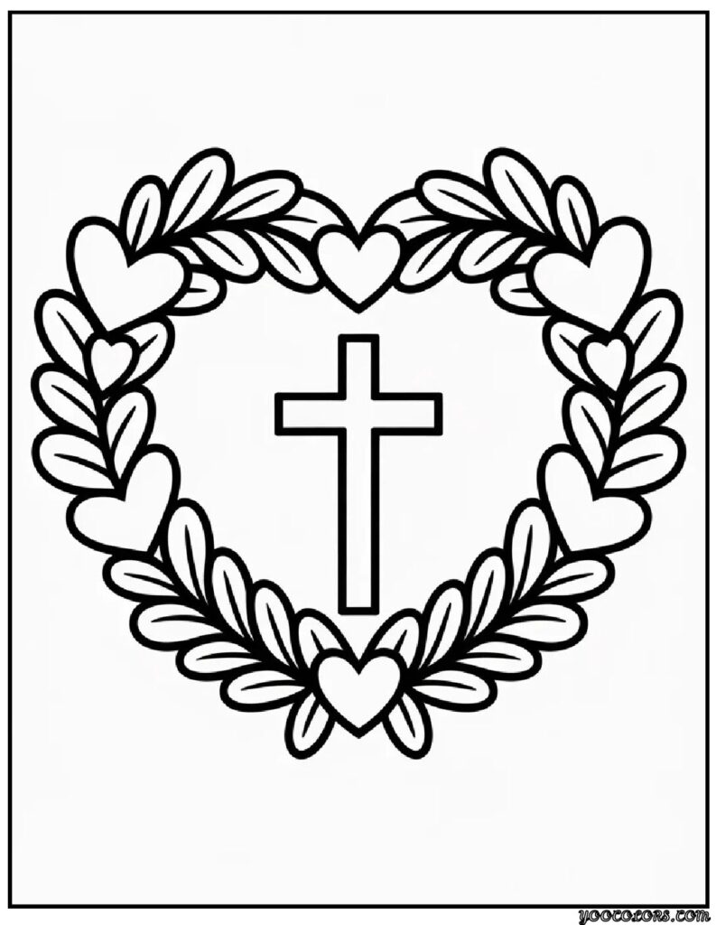 Christian Valentine Coloring Pages: Faith-Filled Printables for Love, Kindness, and Quiet Joy 8 Christian Valentine Coloring Pagess 2 pdf