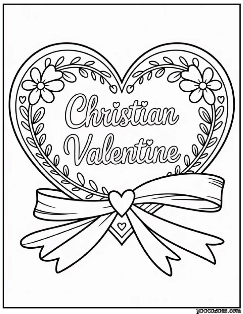Christian Valentine Coloring Pages: Faith-Filled Printables for Love, Kindness, and Quiet Joy 6 Christian Valentine Coloring Pagess 4 pdf