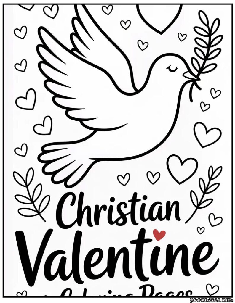 Christian Valentine Coloring Pages: Faith-Filled Printables for Love, Kindness, and Quiet Joy 7 Christian Valentine Coloring Pagess 5 pdf