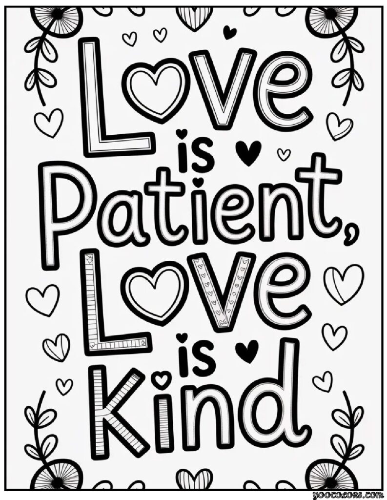 Christian Valentine Coloring Pages: Faith-Filled Printables for Love, Kindness, and Quiet Joy 3 Christian Valentine Coloring Pagess 9 pdf