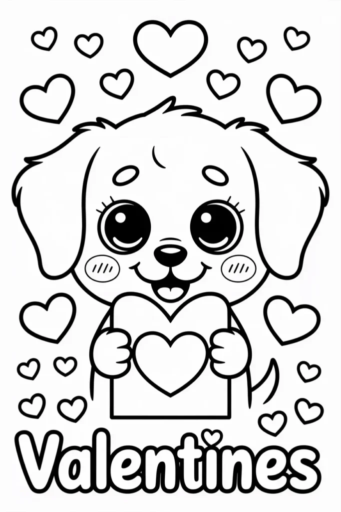Cute Valentines Day Coloring Pages: Creative, Fun Ideas & Designs 2 Cute Valentines Day Coloring Pages