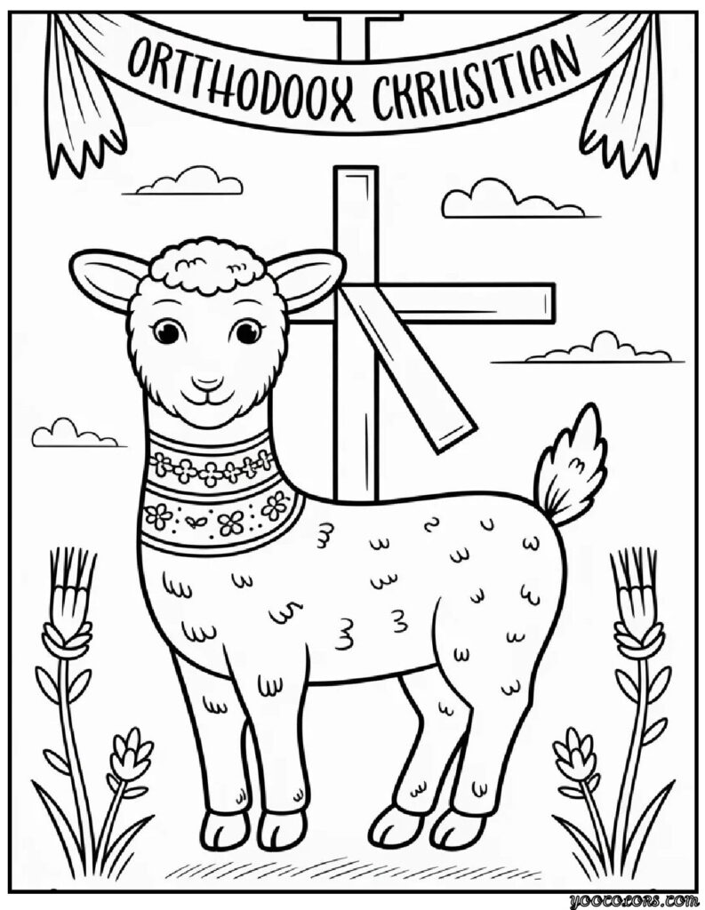 Orthodox Christian Coloring Pages: Meaningful Printables Inspired by Faith, Tradition, and Quiet Beauty 8 Orthodox Christian Coloring Pages 2 pdf