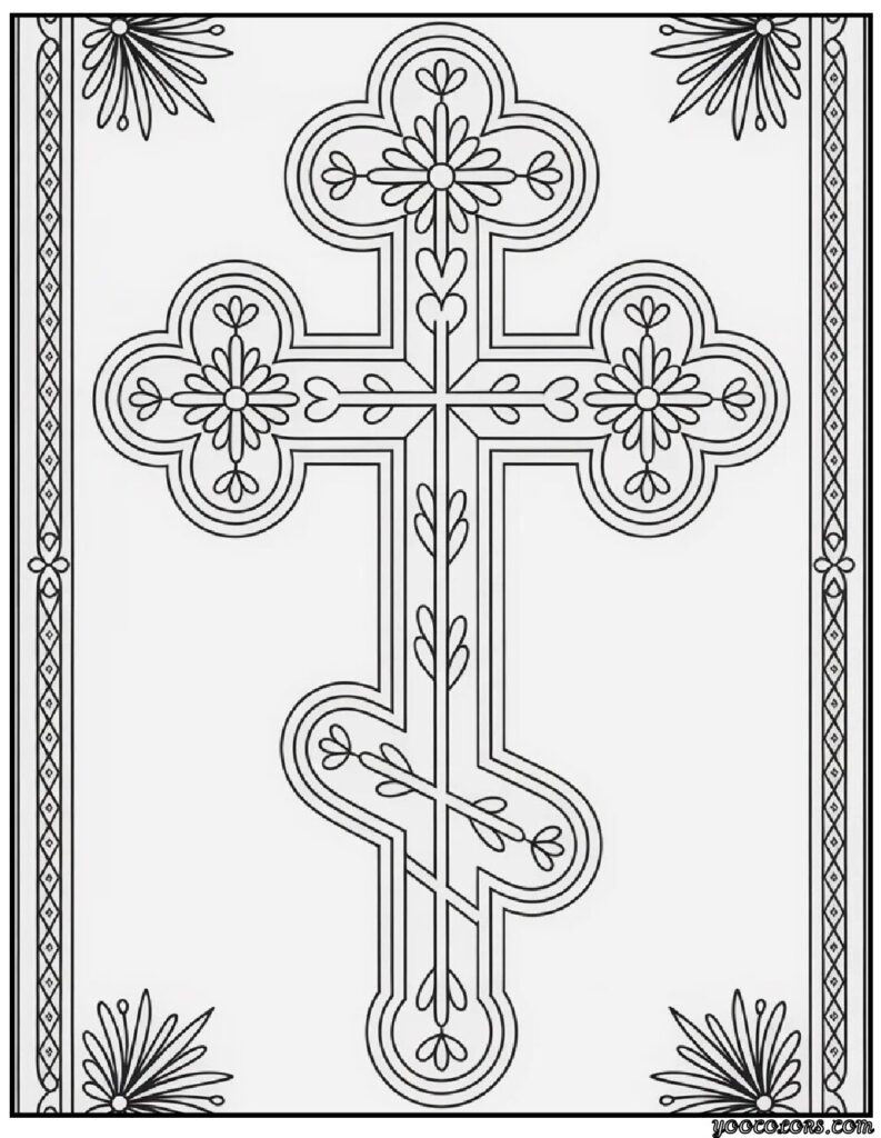 Orthodox Christian Coloring Pages: Meaningful Printables Inspired by Faith, Tradition, and Quiet Beauty 9 Orthodox Christian Coloring Pages 3 pdf