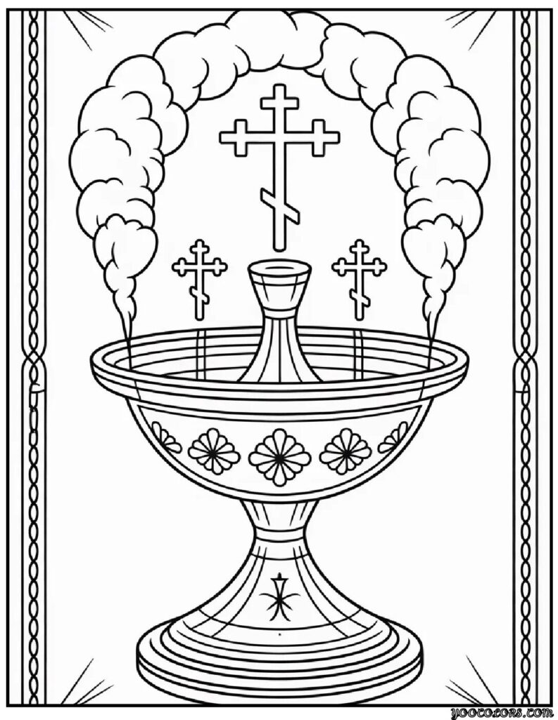 Orthodox Christian Coloring Pages: Meaningful Printables Inspired by Faith, Tradition, and Quiet Beauty 6 Orthodox Christian Coloring Pages 4 pdf