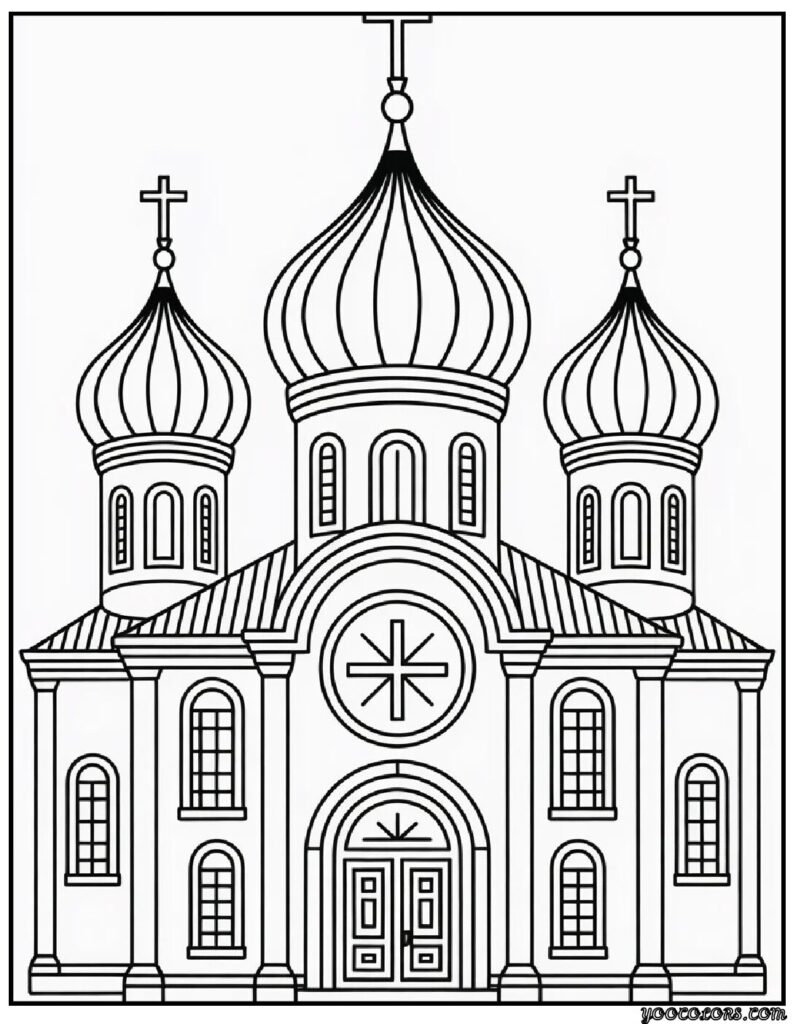 Orthodox Christian Coloring Pages: Meaningful Printables Inspired by Faith, Tradition, and Quiet Beauty 7 Orthodox Christian Coloring Pages 5 pdf