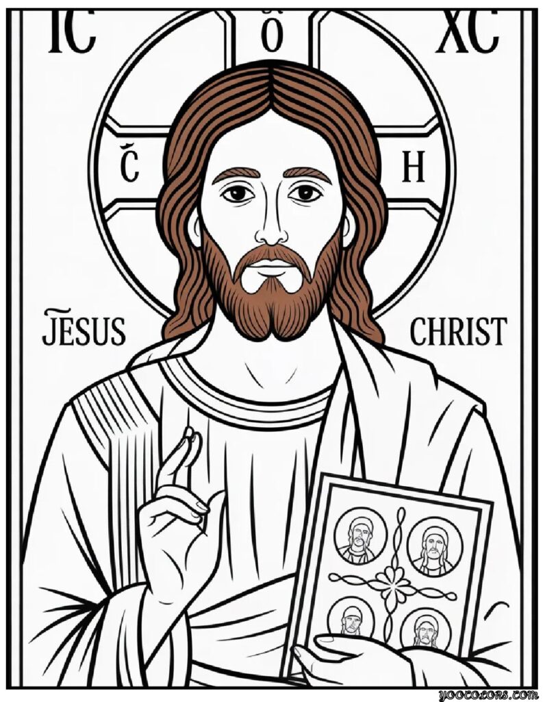 Orthodox Christian Coloring Pages: Meaningful Printables Inspired by Faith, Tradition, and Quiet Beauty 4 Orthodox Christian Coloring Pages 6 pdf