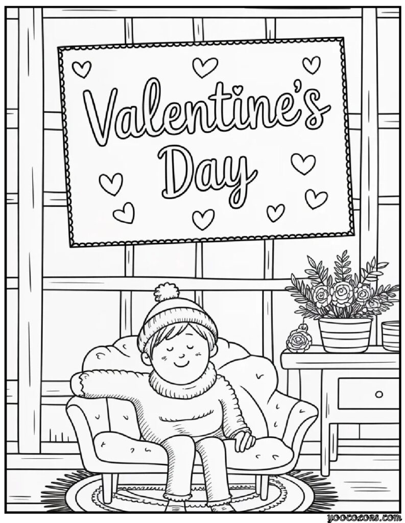 Valentines Day Coloring Pages Free: Download and Print for Kids 7 Valentines Day Coloring Pages Free 12 pdf