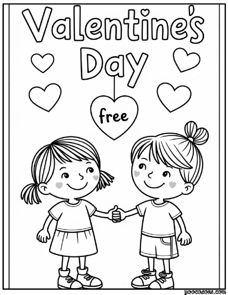 Valentines Day Coloring Pages Free: Download and Print for Kids 11 Valentines Day Coloring Pages Free 8 pdf