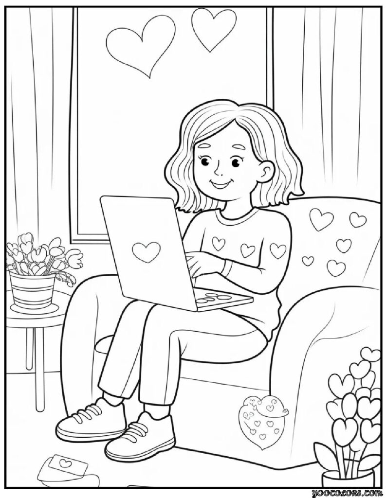 Valentines Day Coloring Pages Online: Ultimate Guide and Ideas 6 Valentines Day Coloring Pages Online 10 pdf