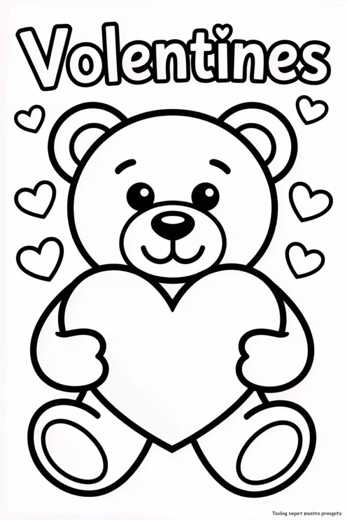 Valentines Day Coloring Pages Preschool: Free Printables & Fun Ideas 2 Valentines Day Coloring Pages Preschool