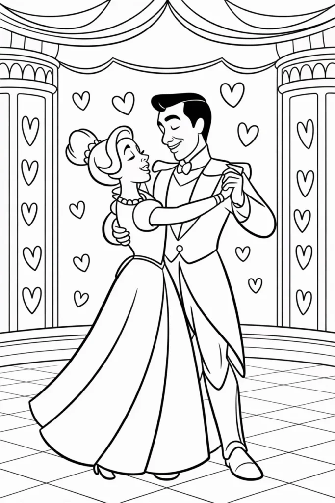 Disney Valentine's Day Coloring Pages: Magical Designs & Creative Ideas 2 Disney Valentine's Day Coloring Pages