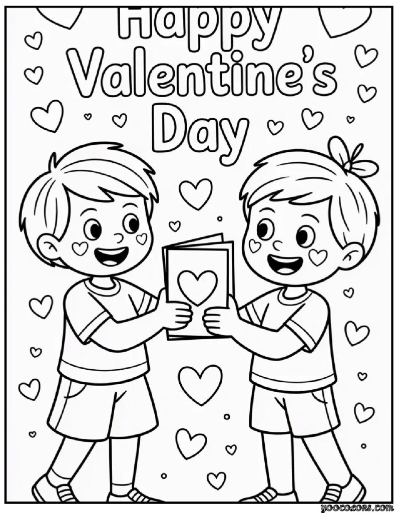 Happy Valentines Day Coloring Pages: Free Printables & Creative Ideas 12 happy valentines day coloring pages 1 pdf