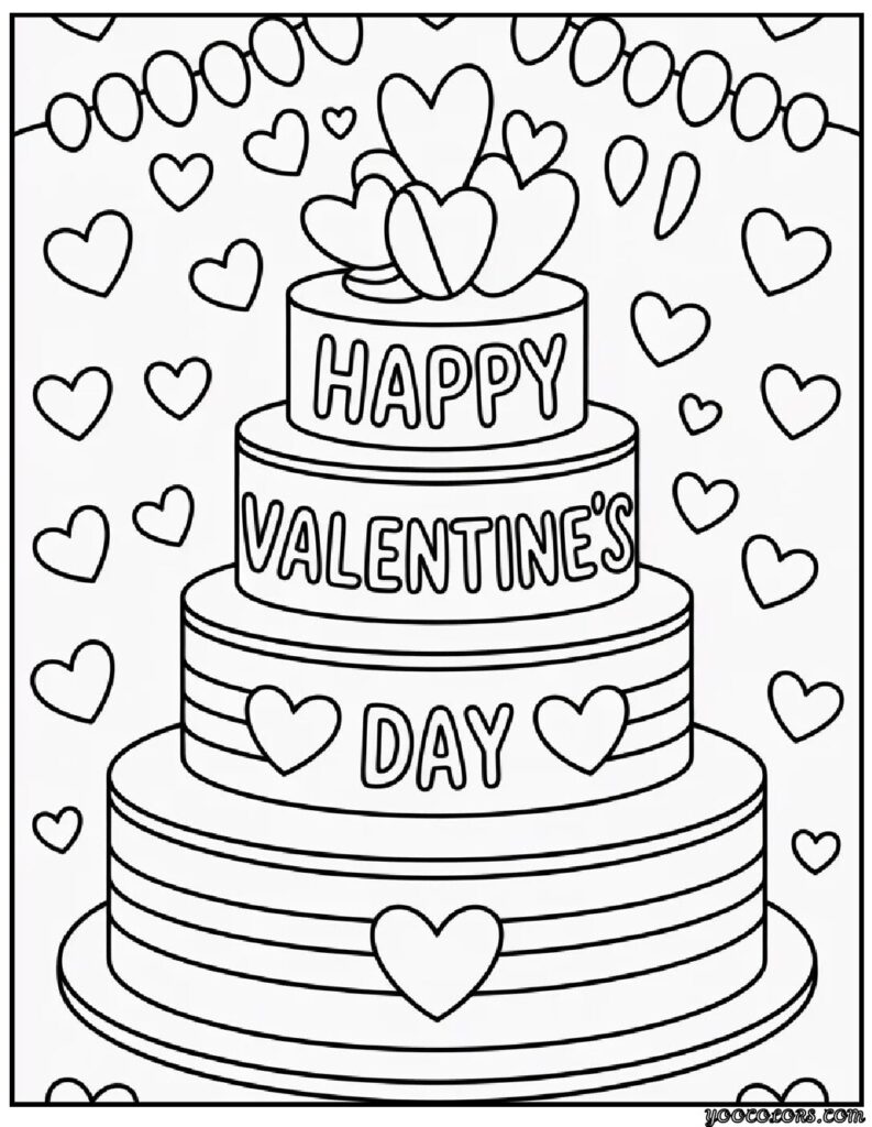 Happy Valentines Day Coloring Pages: Free Printables & Creative Ideas 9 happy valentines day coloring pages 2 pdf