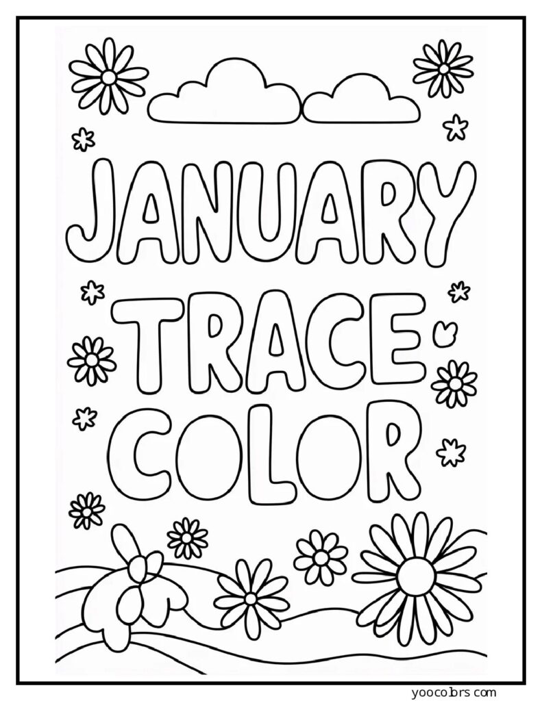 January Coloring Pages - Winter Activites For KIds And Adults 15 january coloring pages 15 pdf