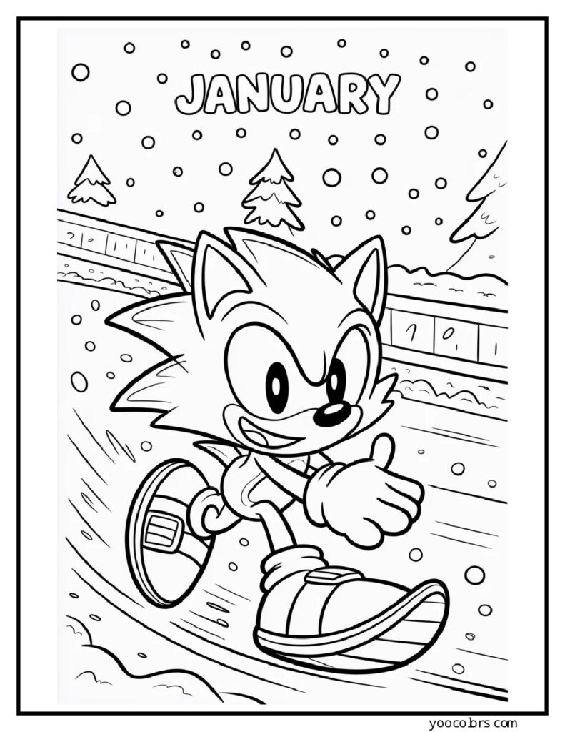 January Coloring Pages - Winter Activites For KIds And Adults 2 january coloring pages 5 pdf