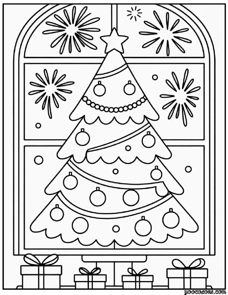 Merry Christmas and Happy New Year Coloring Pages: Festive Printables for Kids & Families 3 merry christmas and happy new year coloring pages 8 pdf