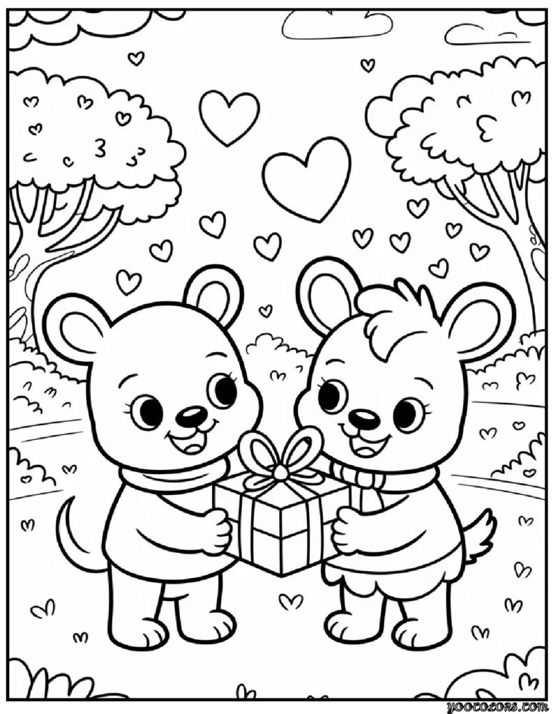 Valentines Day Coloring Pages PDF: Download & Print Free Designs 12 valentines Day Coloring Pages pdf 1 pdf
