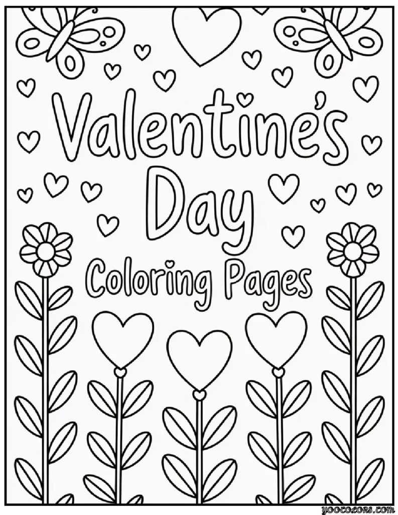Valentines Day Coloring Pages PDF: Download & Print Free Designs 7 valentines Day Coloring Pages pdf 4 1 pdf