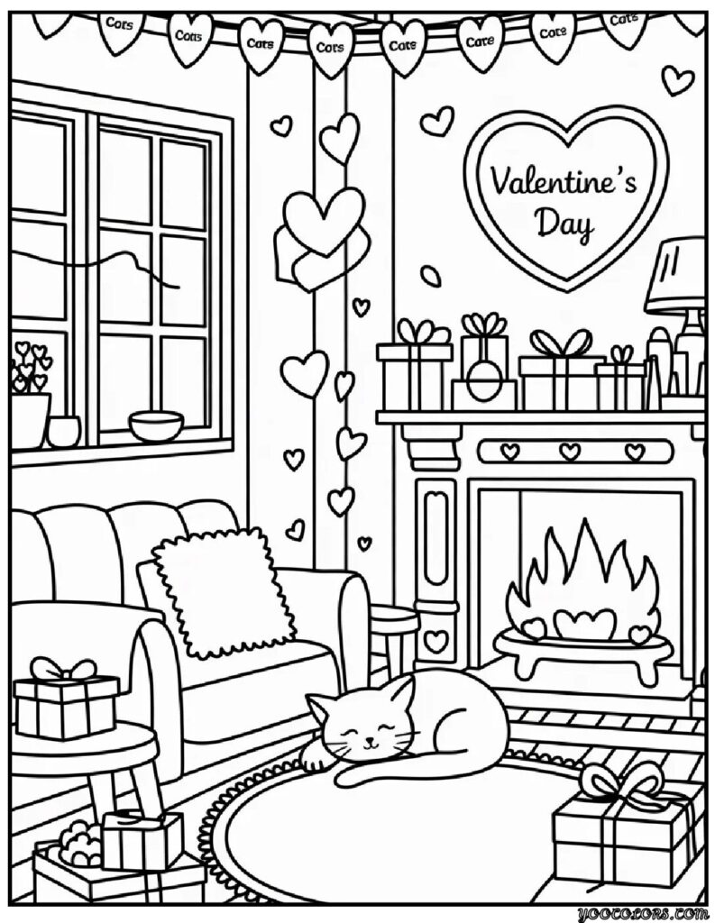 Valentines Day Coloring Pages PDF: Download & Print Free Designs 6 valentines Day Coloring Pages pdf 7 1 pdf