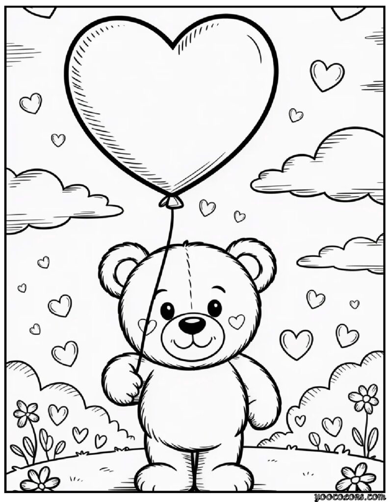 Valentines Day Coloring Pages PDF: Download & Print Free Designs 4 valentines Day Coloring Pages pdf 9 1 pdf