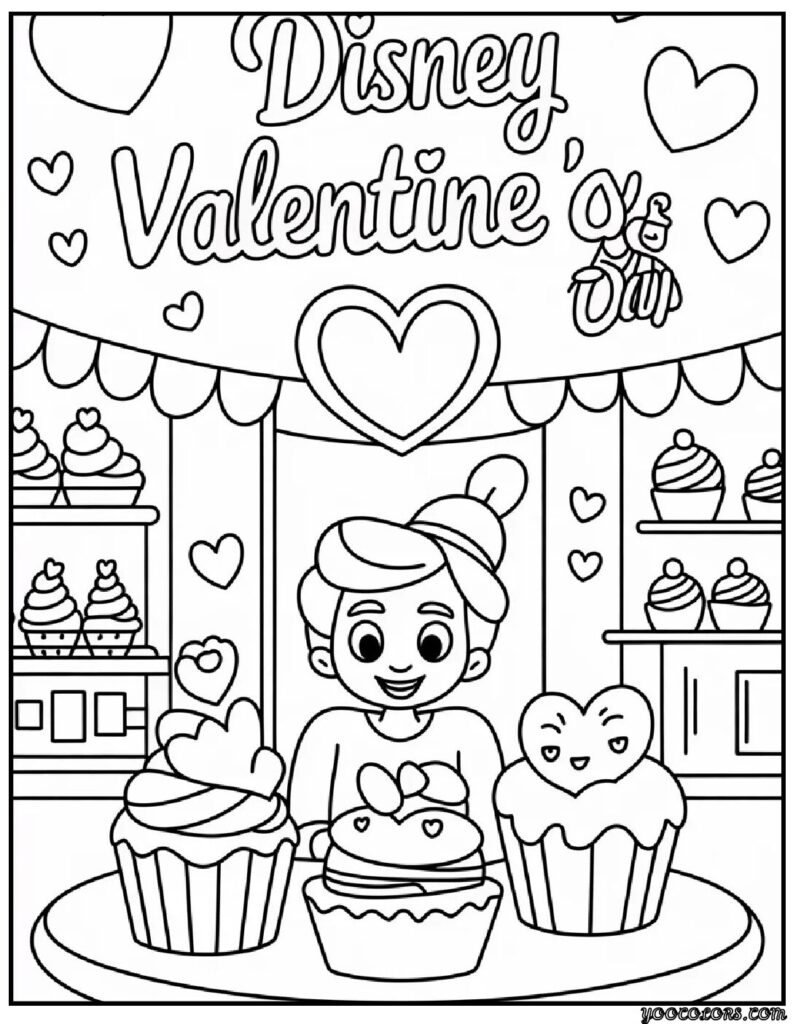 Disney Valentine's Day Coloring Pages: Magical Designs & Creative Ideas 7 valentines day coloring pages disney 6 pdf