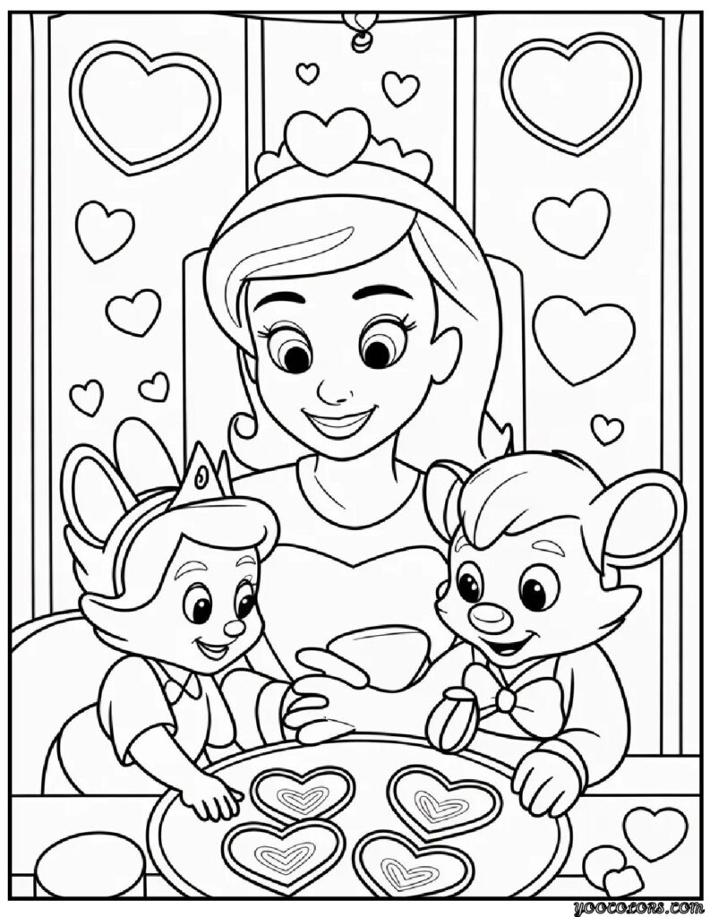 Disney Valentine's Day Coloring Pages: Magical Designs & Creative Ideas 5 valentines day coloring pages disney 8 pdf