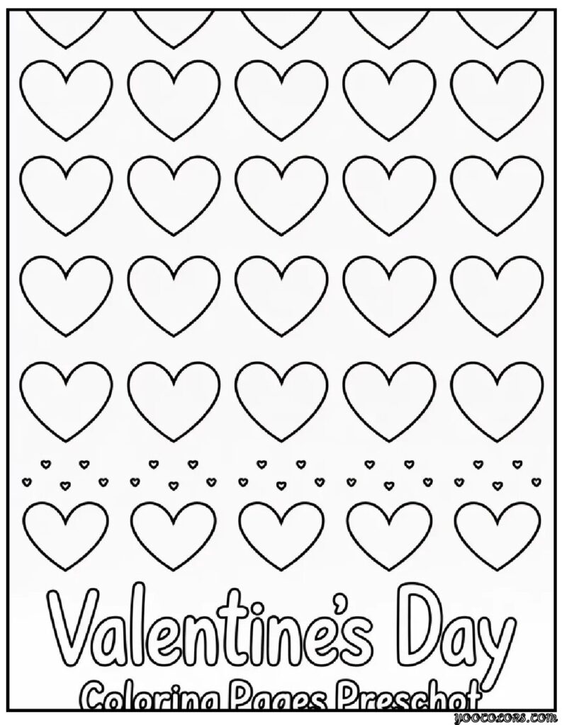 Valentines Day Coloring Pages Preschool: Free Printables & Fun Ideas 12 valentines day coloring pages preschools 1 pdf