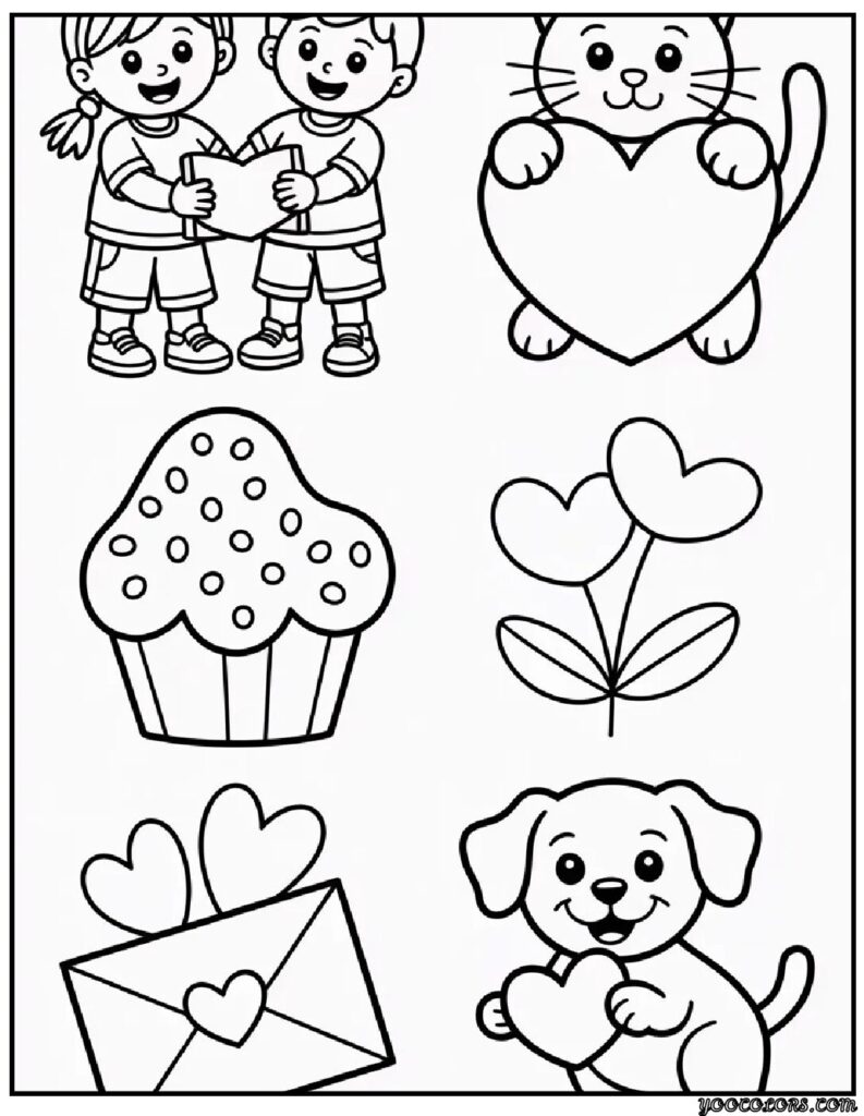 Valentines Day Coloring Pages Preschool: Free Printables & Fun Ideas 8 valentines day coloring pages preschools 5 pdf