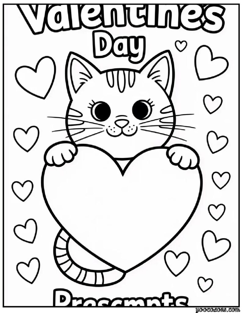 Valentines Day Coloring Pages Preschool: Free Printables & Fun Ideas 5 valentines day coloring pages preschools 6 pdf