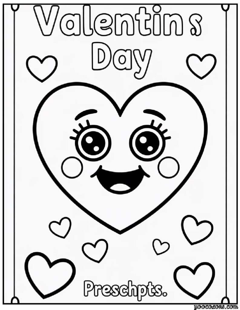 Valentines Day Coloring Pages Preschool: Free Printables & Fun Ideas 3 valentines day coloring pages preschools 8 pdf