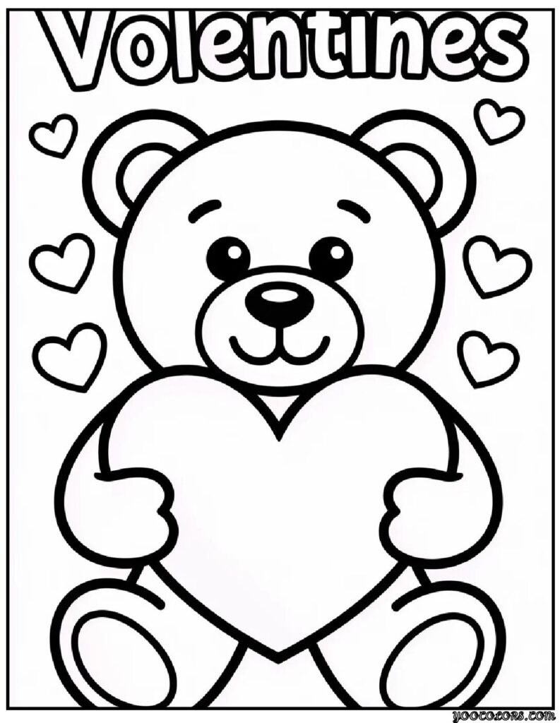 Valentines Day Coloring Pages Preschool: Free Printables & Fun Ideas 4 valentines day coloring pages preschools 9 pdf