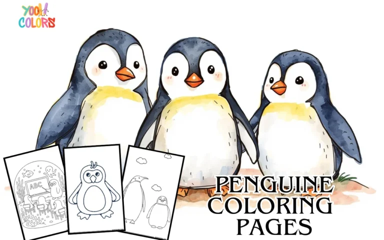 Penguin Coloring Pages