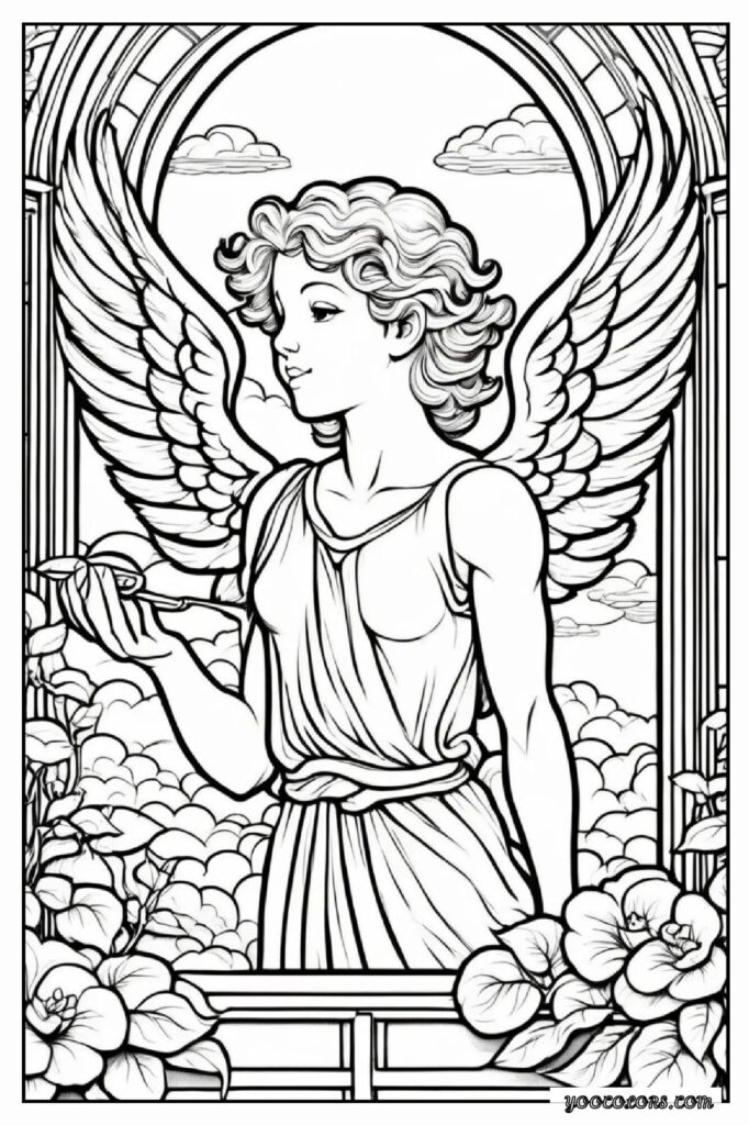 Cupid Coloring Pages: Sweet, Simple & Perfect for Valentine’s Day Fun 18 CUPID COLORING PAGES 14 pdf