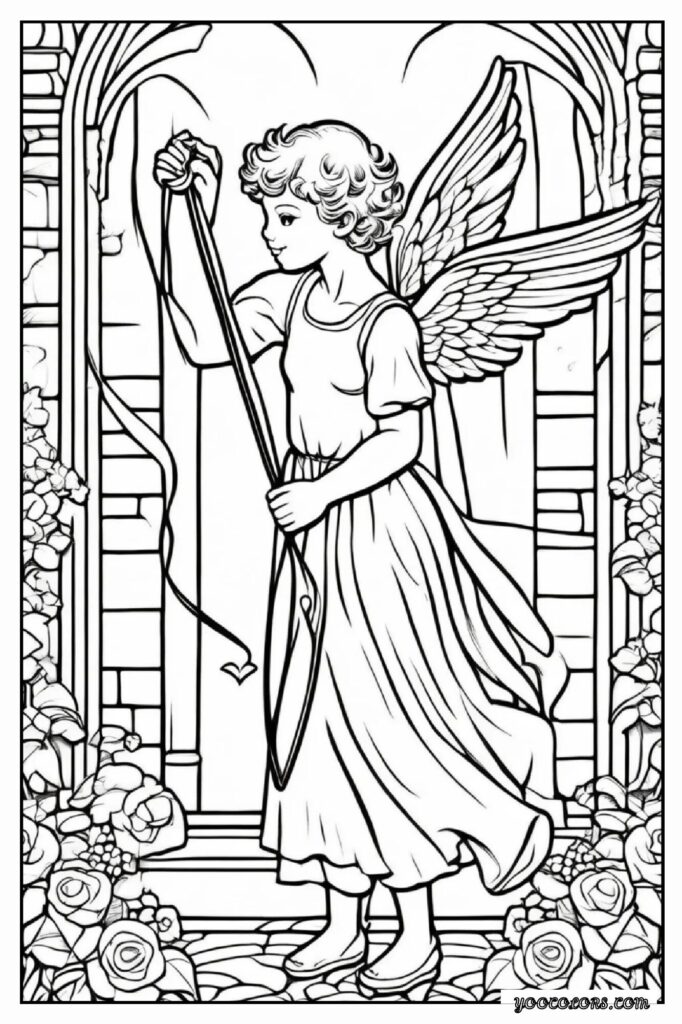 Cupid Coloring Pages: Sweet, Simple & Perfect for Valentine’s Day Fun 17 CUPID COLORING PAGES 17 pdf