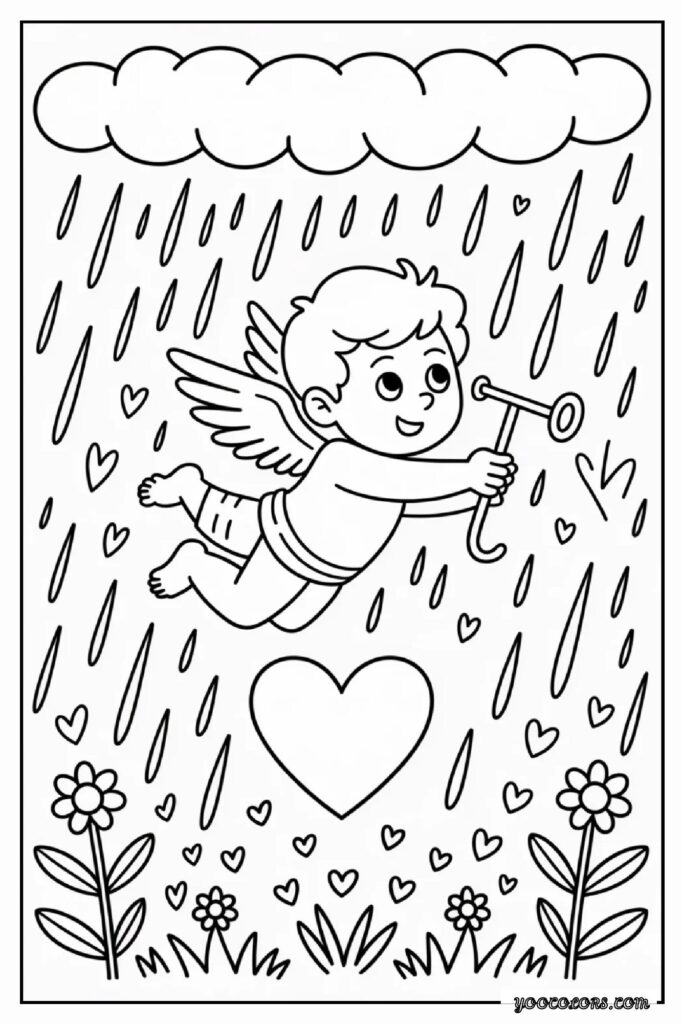 Cupid Coloring Pages: Sweet, Simple & Perfect for Valentine’s Day Fun 30 CUPID COLORING PAGES 2 pdf
