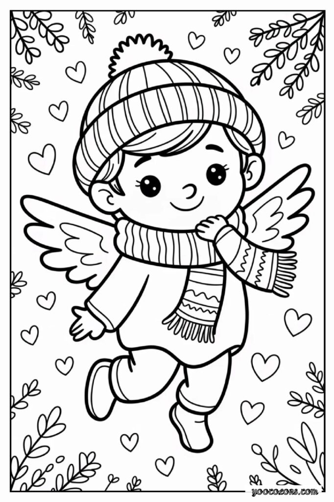 Cupid Coloring Pages: Sweet, Simple & Perfect for Valentine’s Day Fun 13 CUPID COLORING PAGES 21 pdf