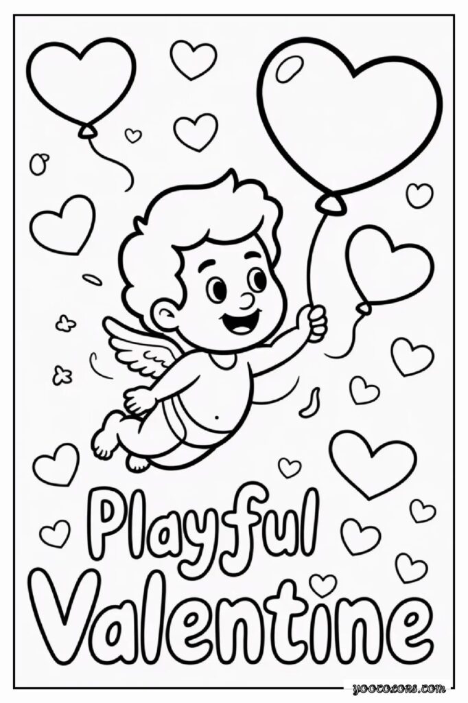 Cupid Coloring Pages: Sweet, Simple & Perfect for Valentine’s Day Fun 11 CUPID COLORING PAGES 23 pdf
