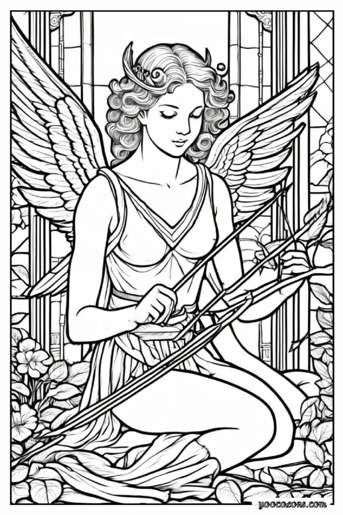 Cupid Coloring Pages: Sweet, Simple & Perfect for Valentine’s Day Fun 9 CUPID COLORING PAGES 25 pdf